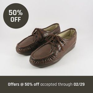 SAS Siesta Leather Lace Up Loafers | 8.5